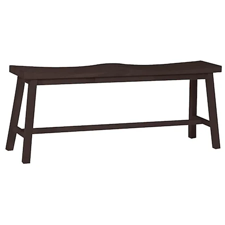 2-Seat Saddle Dining Bench